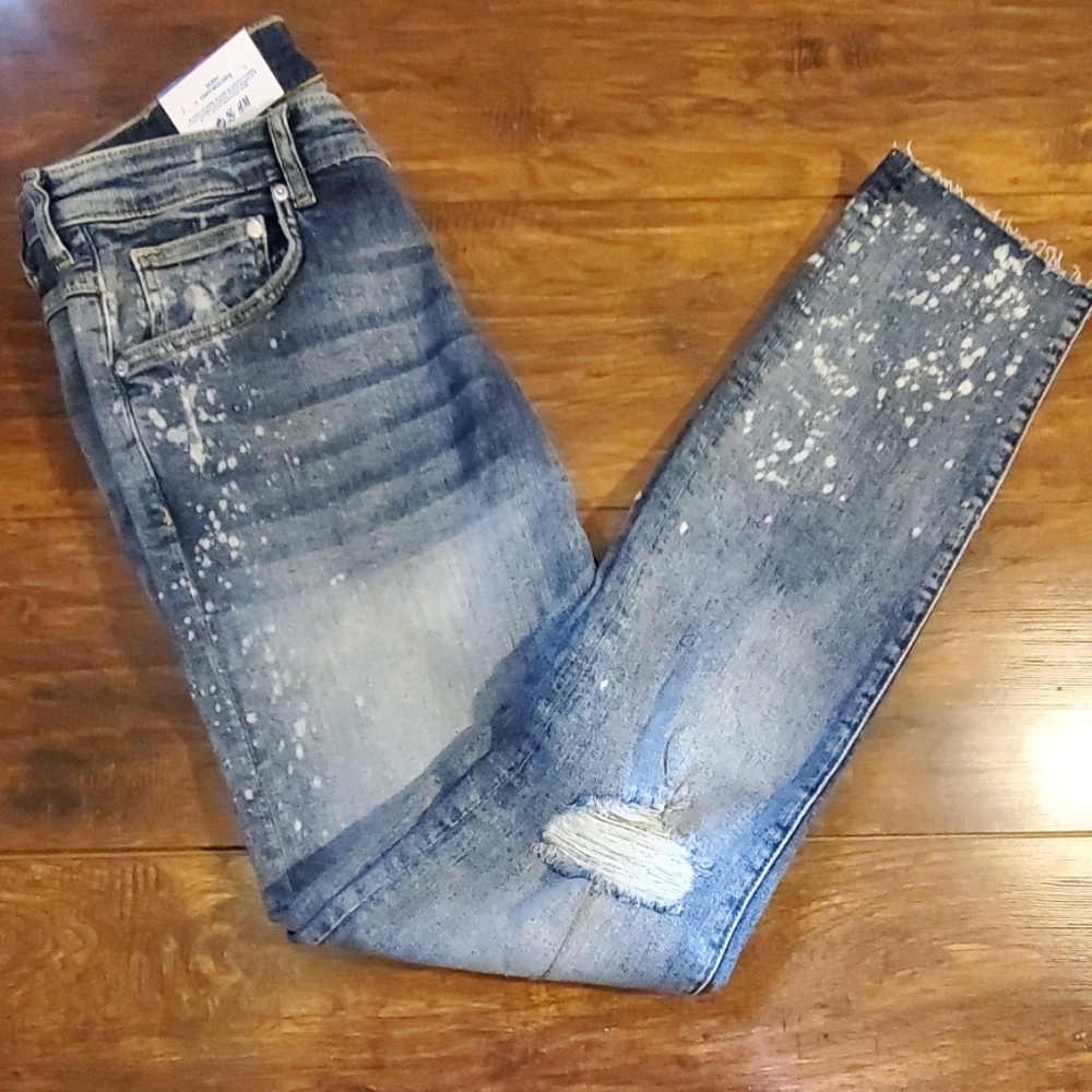 Mens distressed skinny jeans